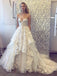 Fashion A-Line Sleeveless Sweetheart Tulle Lace Wedding Dress INF91