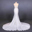 Mermaid Appliques Long Stunning Wedding Dress, Long Bridal Dresses INQ19