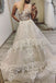 Ivory Sweetheart A Line Lace Appliques Long Prom Dresses INP85