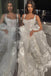 A-Line Sweetheart Appliques Tulle Illusion Wedding Dress Bridal Dresses IN1980