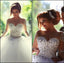 Stunning Long Sleeves Tulle Ball Gown Beaded Wedding Dress INH69