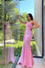 Elegant Mermaid Sweetheart Pink Prom Dresses Long Formal Evening Dress IN1965