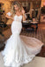 Tulle Mermaid Sweetheart Lace Appliques Wedding Dresses, Bridal Gown IN1880