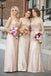 Gold Sequin Sweetheart Bridesmaid Dresses,Strapless Long Bridesmaid Dress IN115