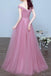 Charming Off the Shoulder A-line Long Prom/Evening Dresses stunning for Graduation IN122