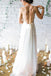 Simple Backless Beach Summer Wedding Dresses, Chiffon LongWedding Gowns IN108