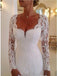 Gorgeous Ivory Lace Long Sleeves Bridal Dresses Wedding Dresses INP82
