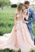 Blush Pink Wedding Dresses,Tulle Wedding Dress,Appliques Wedding Dresses,Long Prom   Dresses