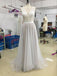 Elegant Beach Coast Wedding Dresses,Lace A Line Tulle Bridal Dresses For Beach Wedding IN168