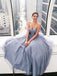 Strapless Sparkle Grey Long Prom Dresses Sweetheart Neck Ball Gown INP3