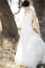 A-line V-neck Ivory Chiffon Floor Length Sleevesless Simple Beach Wedding Dresses IN223