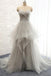 Sweetheart Strapless Long Tulle A Line Wedding Dresses with Beading IN562