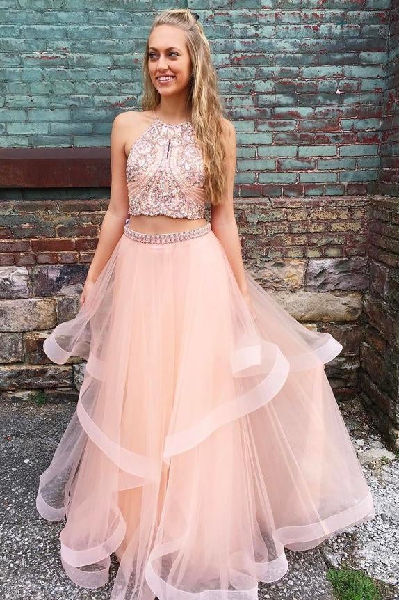 Two piece formal dresses on sale cheap