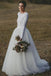 Long Sleeves Jersey Top Fluffy Tulle Wedding Dresses Simple Bridal Dresses IN1950