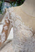 Princess Long Sleeves Ball Gown Lace Wedding Dresses, Long Bridal Dress INN43