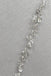 One Layer Fingertip Beading Edge Wedding Veil with Crystals and Sequins WV2